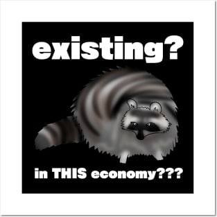 Trash Panda Racoon Meme Posters and Art